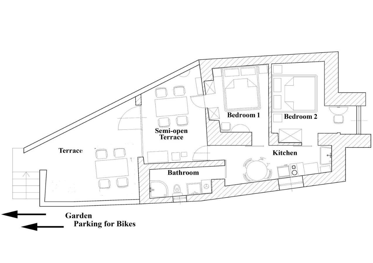 Apartment Alena With Terrace And Garden Center Jelsa Єлса Екстер'єр фото